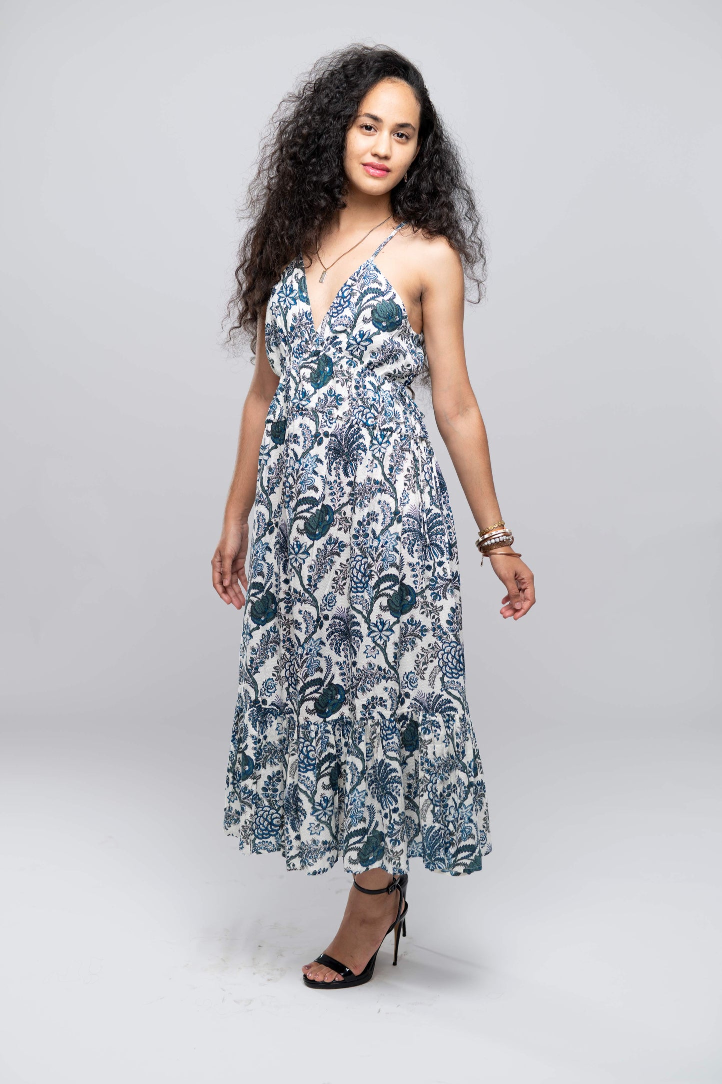 Signature Collection- Slit Fit & Flare Midi Dress