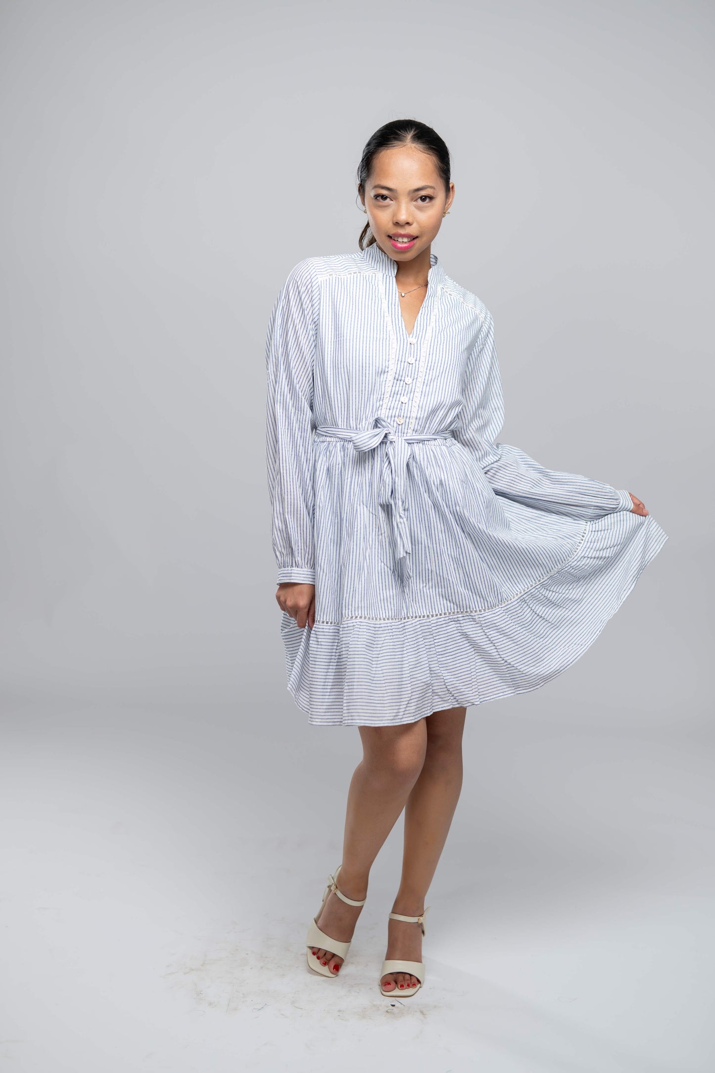 SB Empire Mini Puff Sleeve Dress