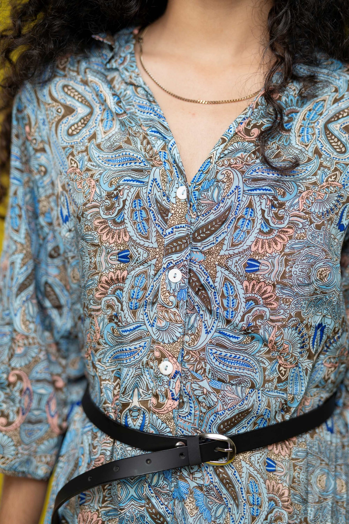 SB A-Line Maxi Dress With Belt