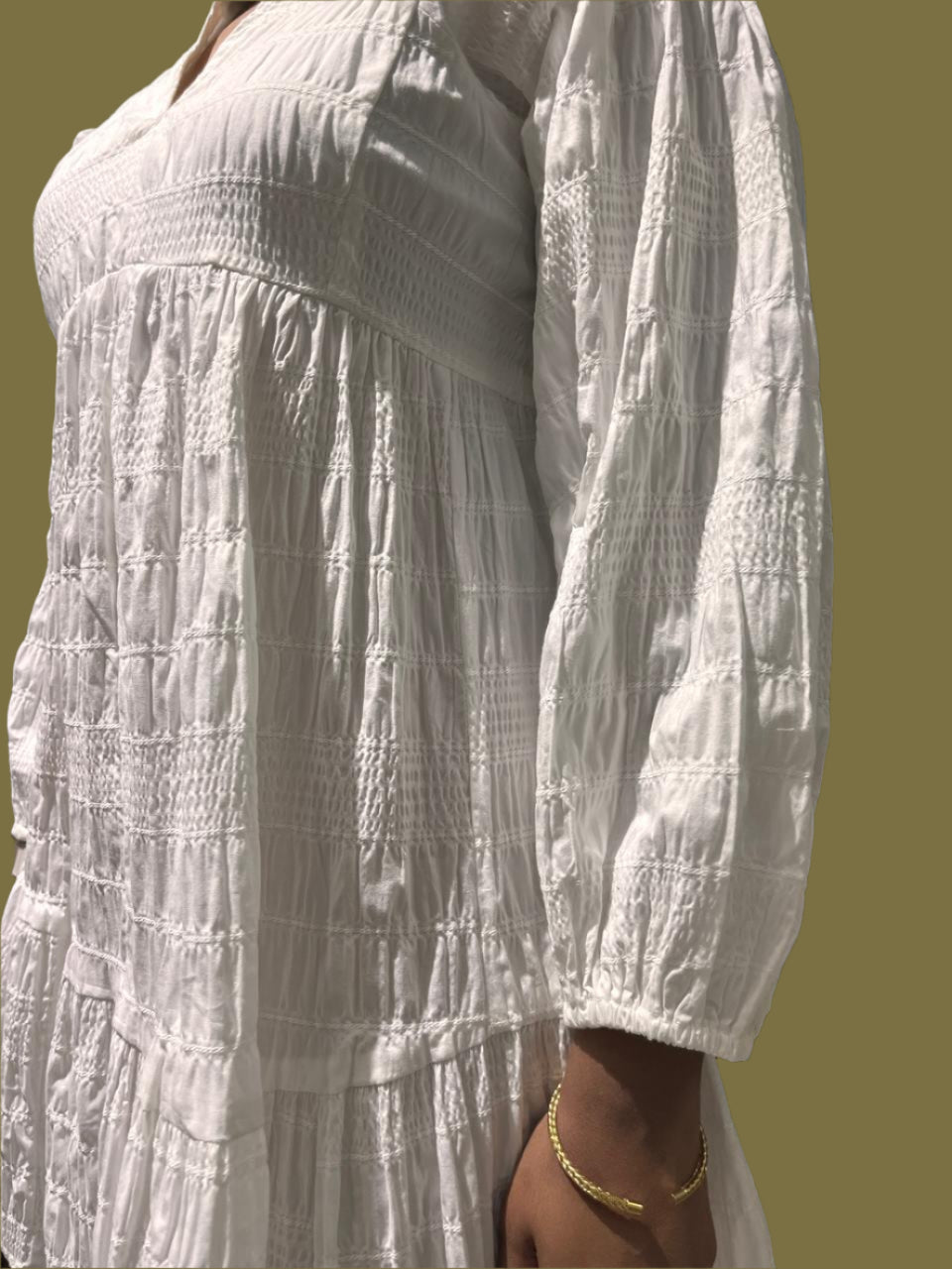 SB Pure White Mini Dress