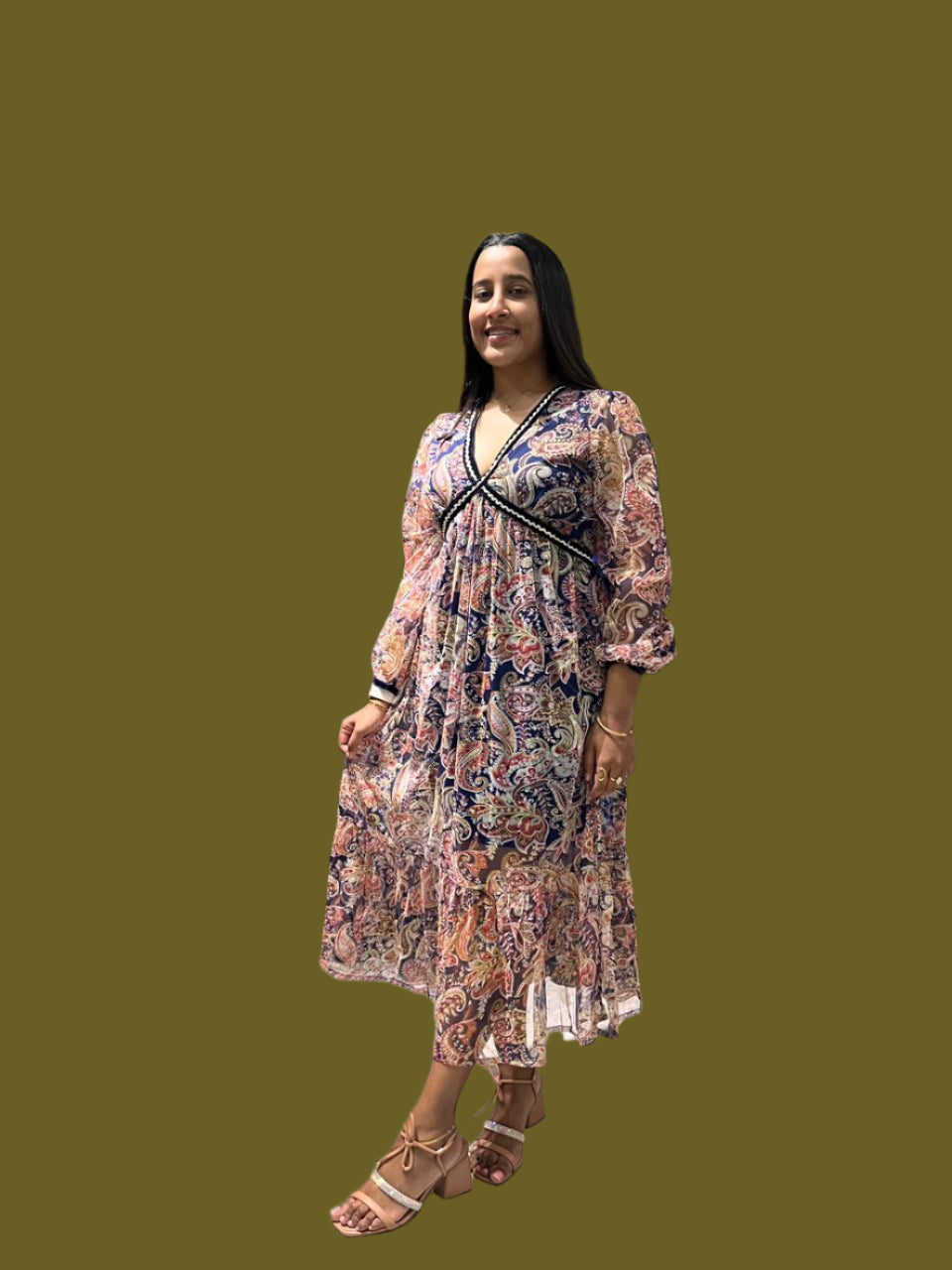 SB Floral Party Wear Dress