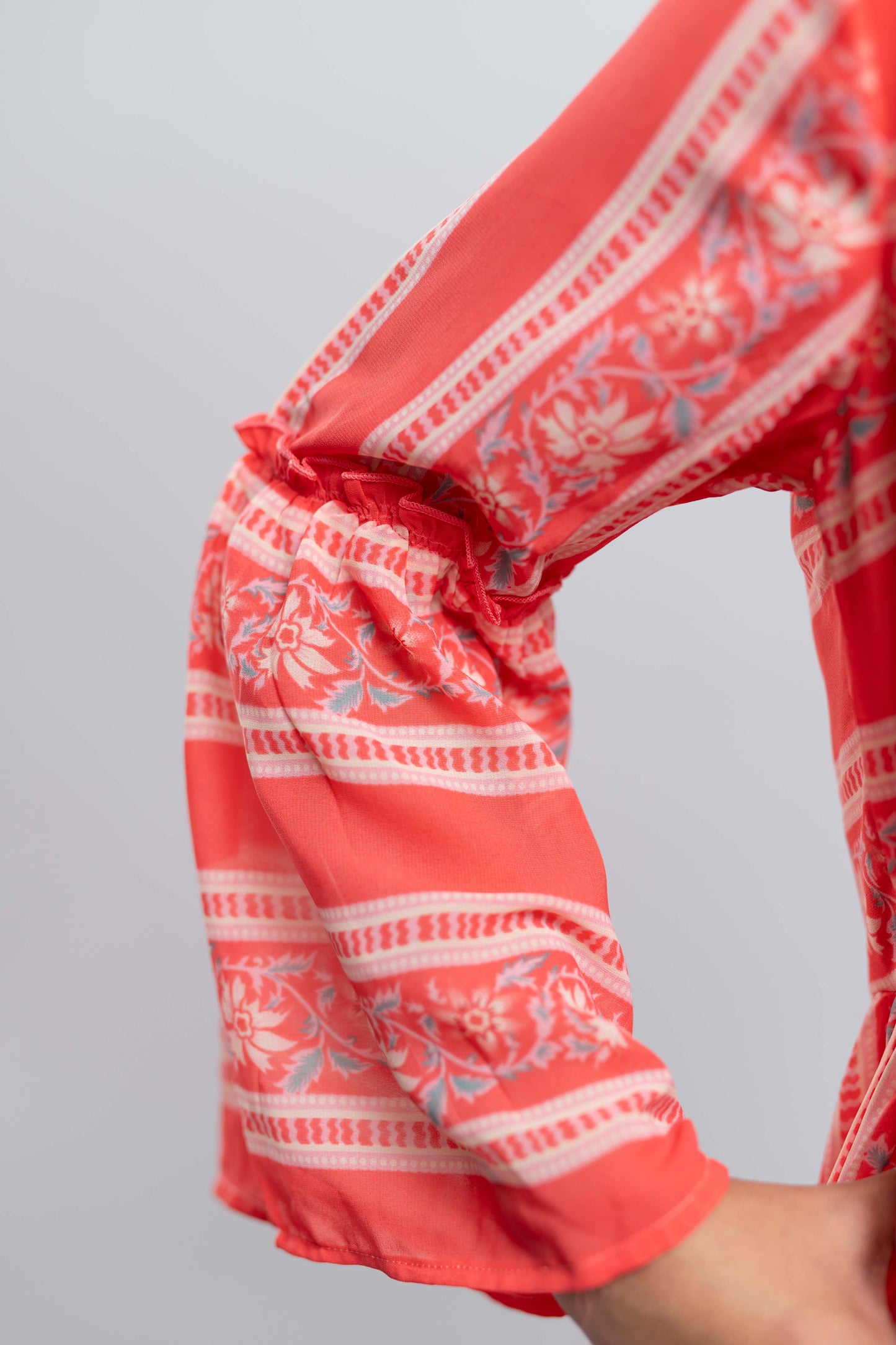 Signature Collection- Peach Coloured Ethnic Dress