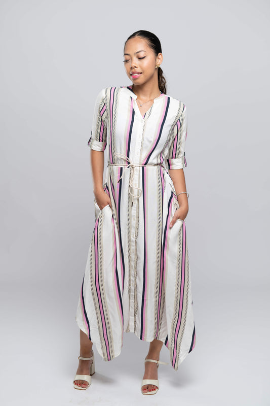 Signature Collection- Floral A-Line Midi Dress