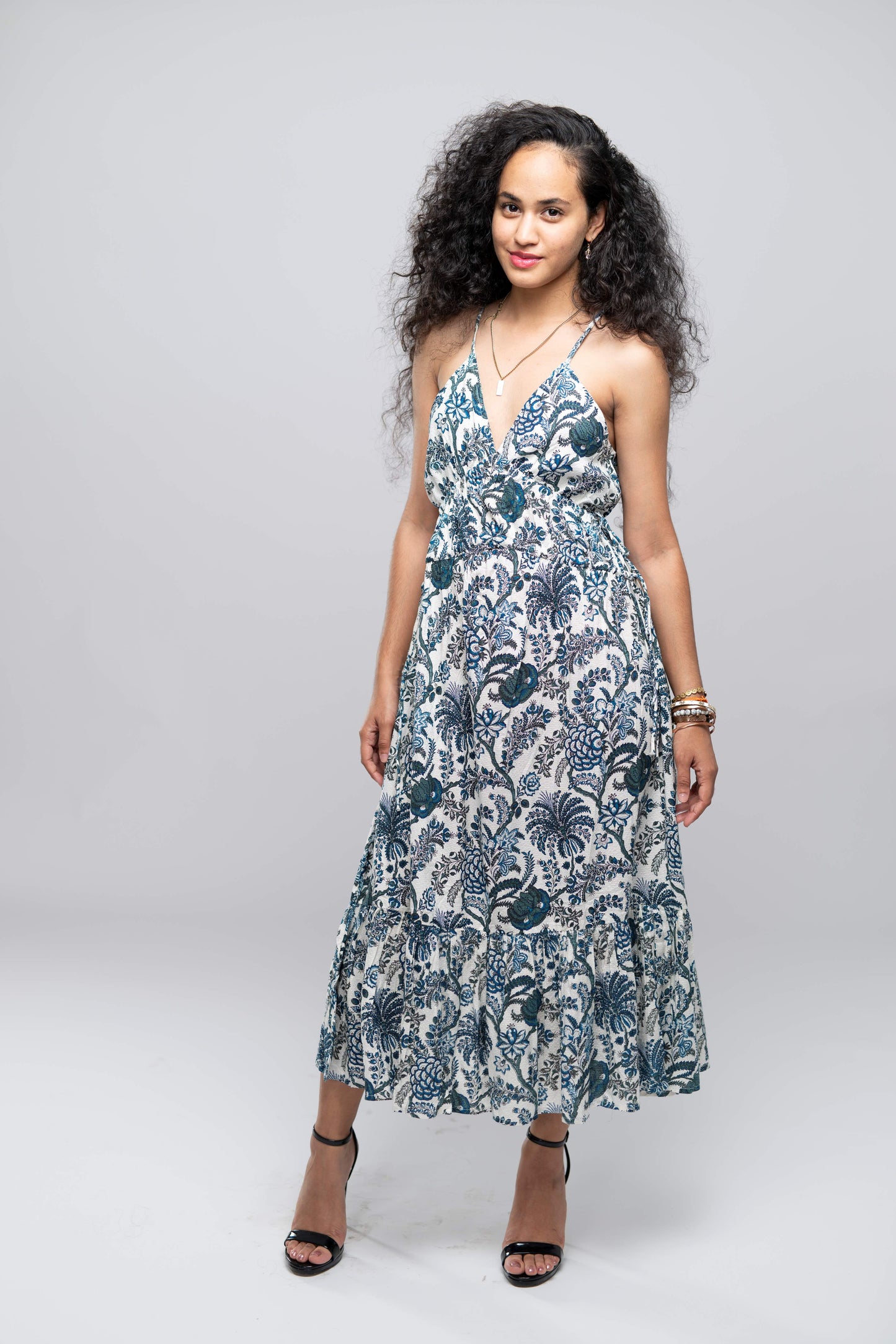 Signature Collection- Slit Fit & Flare Midi Dress