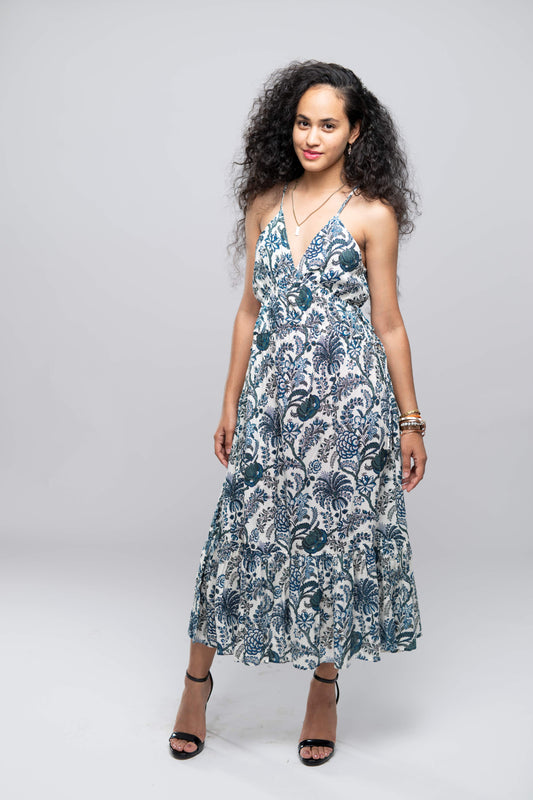 Signature Collection- Slit Fit & Flare Midi Dress