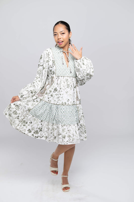 Signature Collection - High Neck A- Line Dress