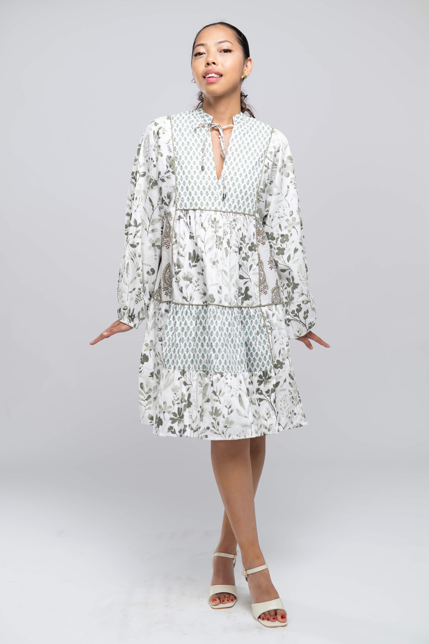 Signature Collection - High Neck A- Line Dress