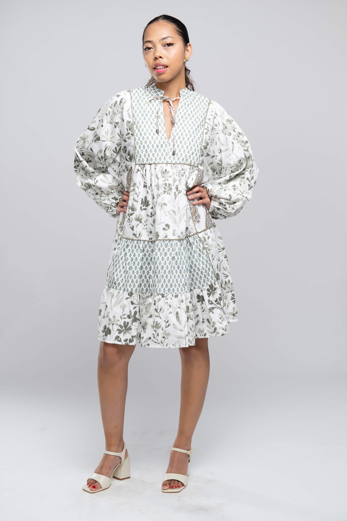 Signature Collection - High Neck A- Line Dress