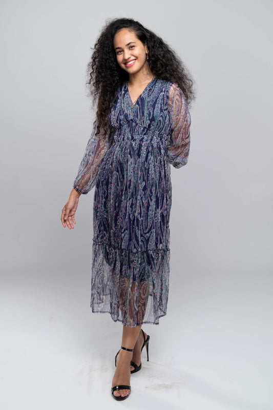 Signature Collection- Women Print A-Line Dress