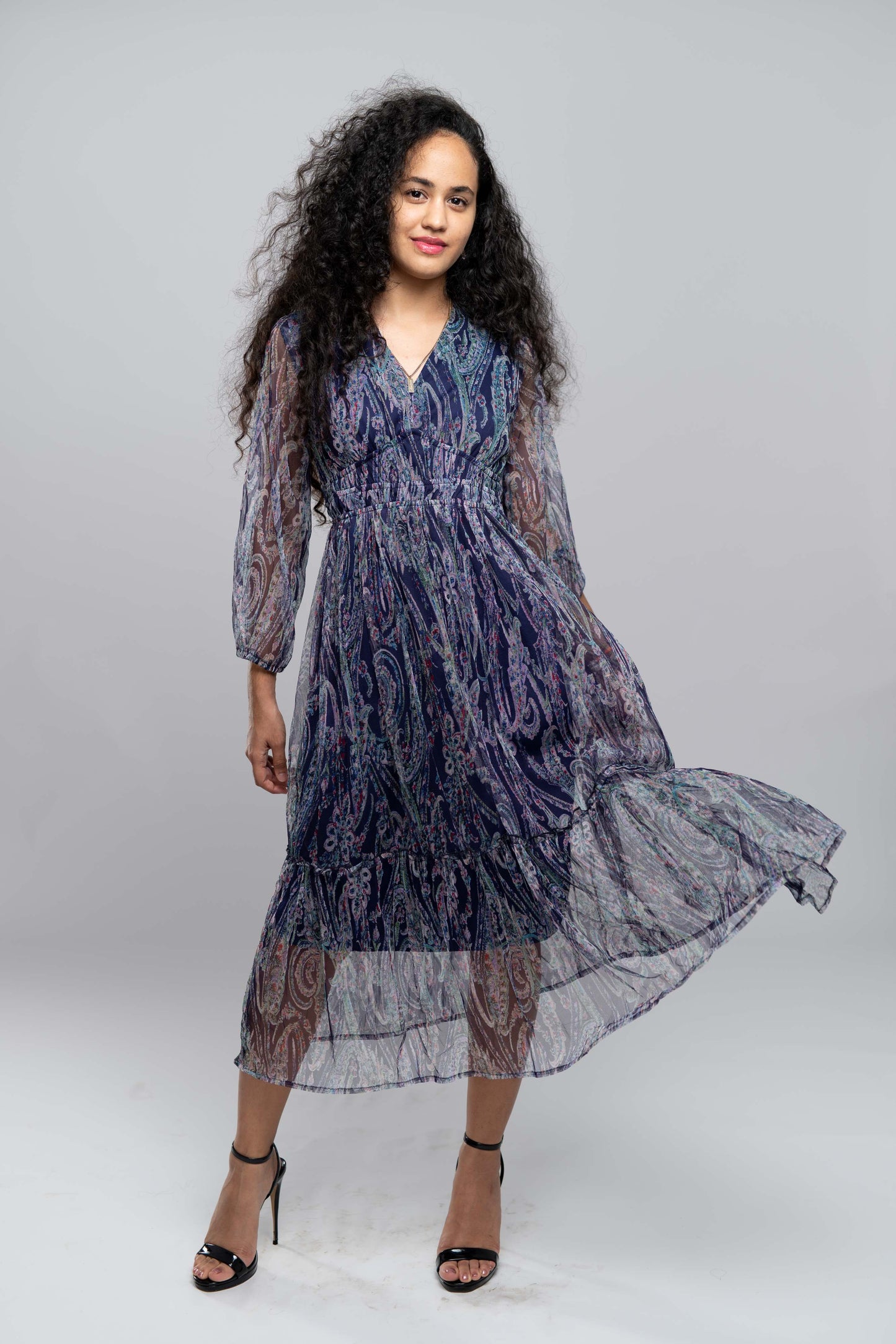 Signature Collection- Women Print A-Line Dress