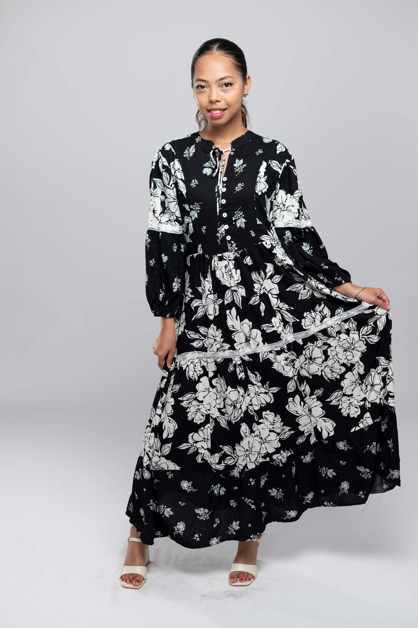 Signature Collection- Collar Maxi Dress