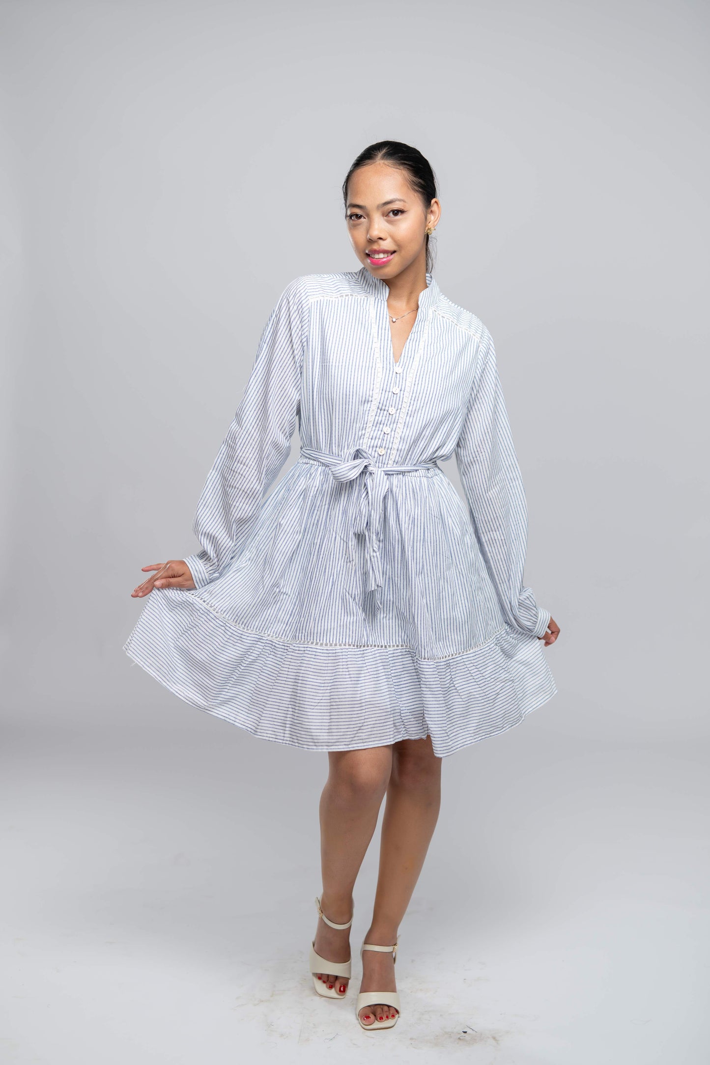 SB Empire Mini Puff Sleeve Dress