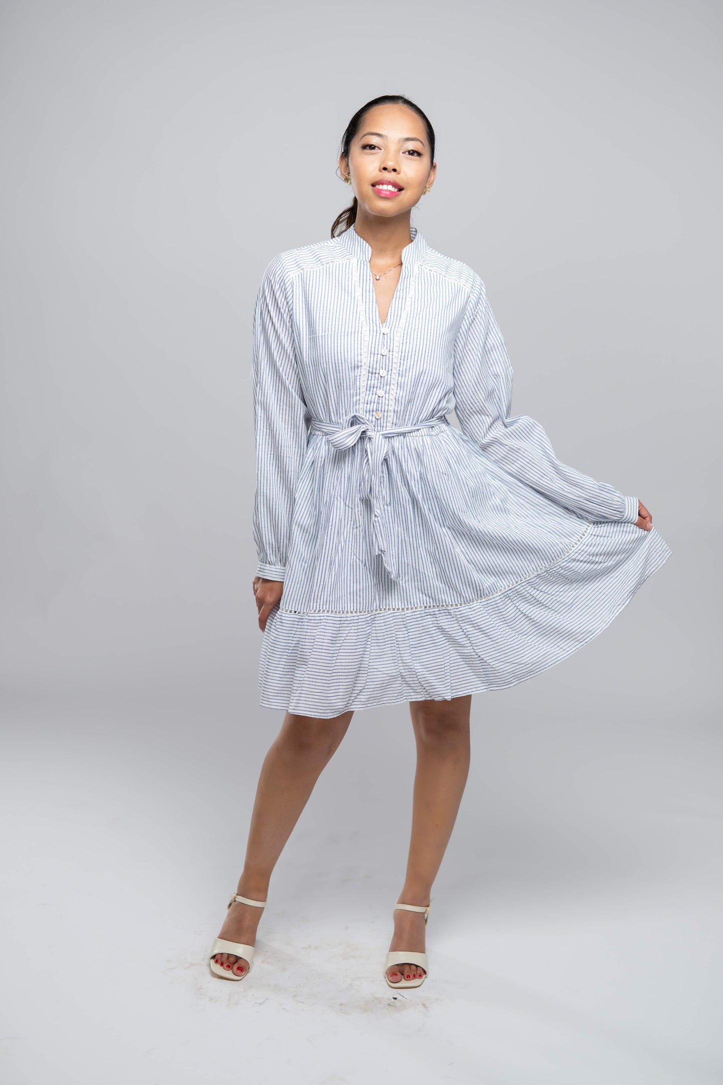 SB Empire Mini Puff Sleeve Dress