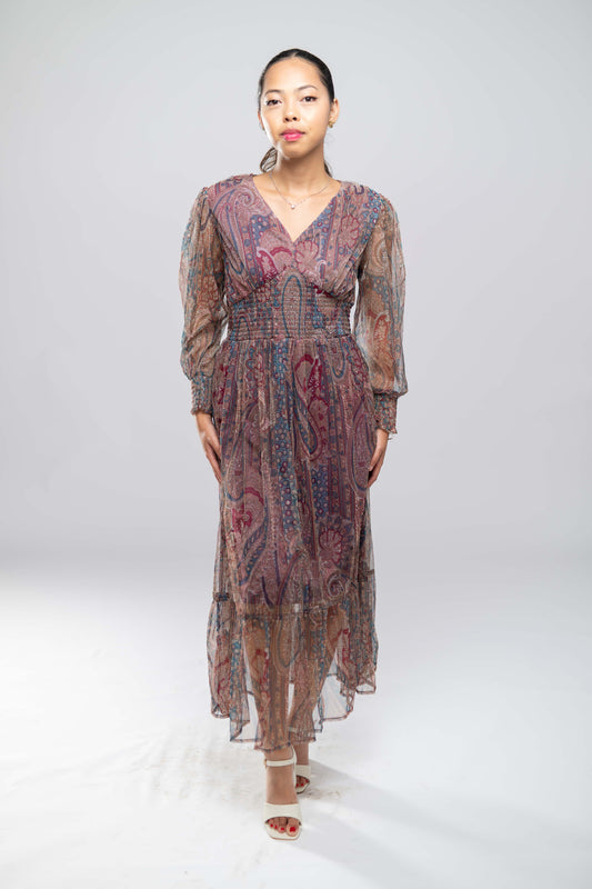 SB Printed Maxi Dress