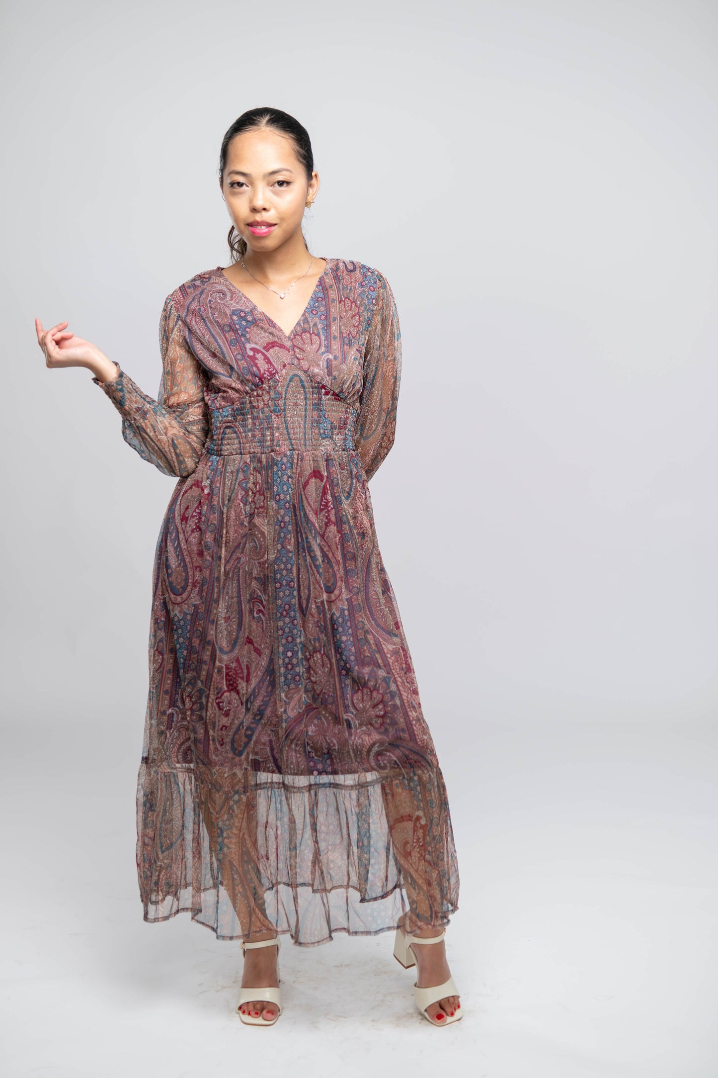 SB Printed Maxi Dress