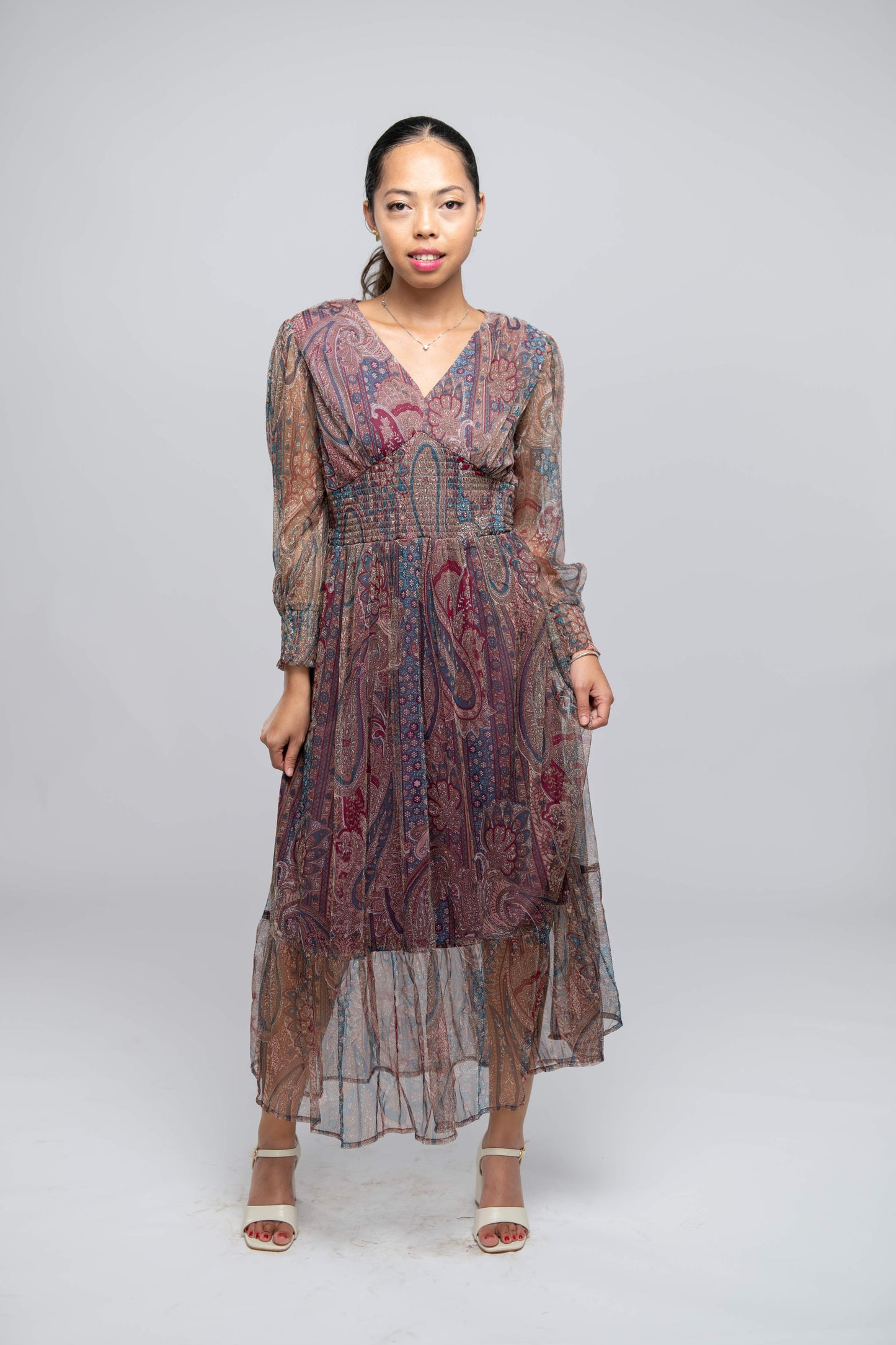 SB Printed Maxi Dress