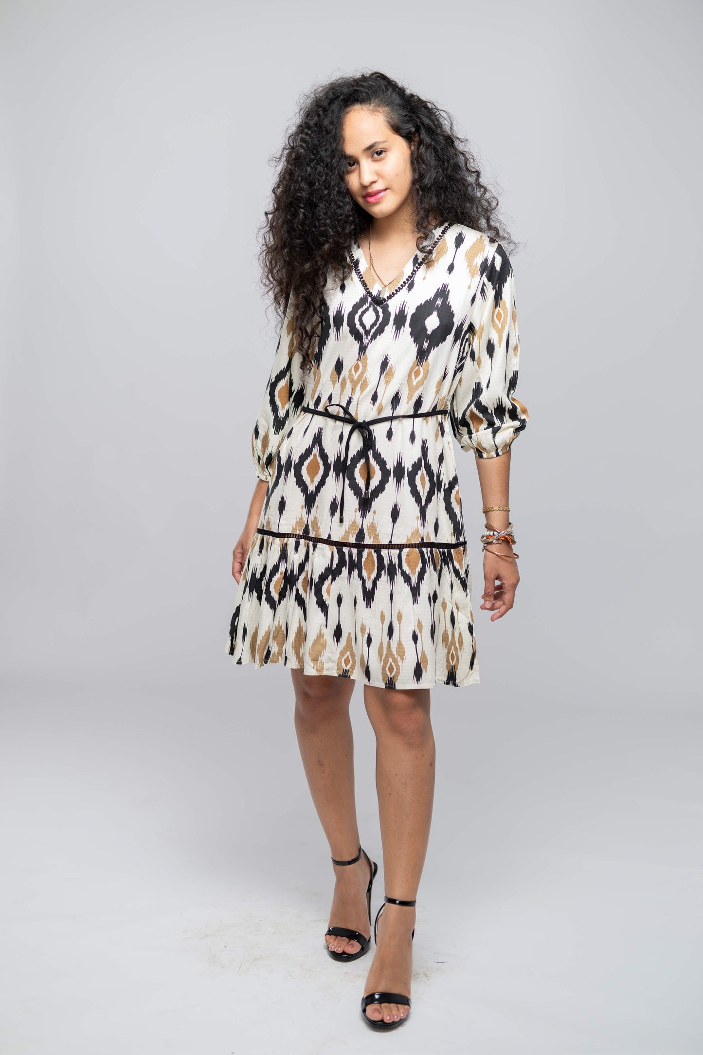 SB Floral Printed A-Line Dress