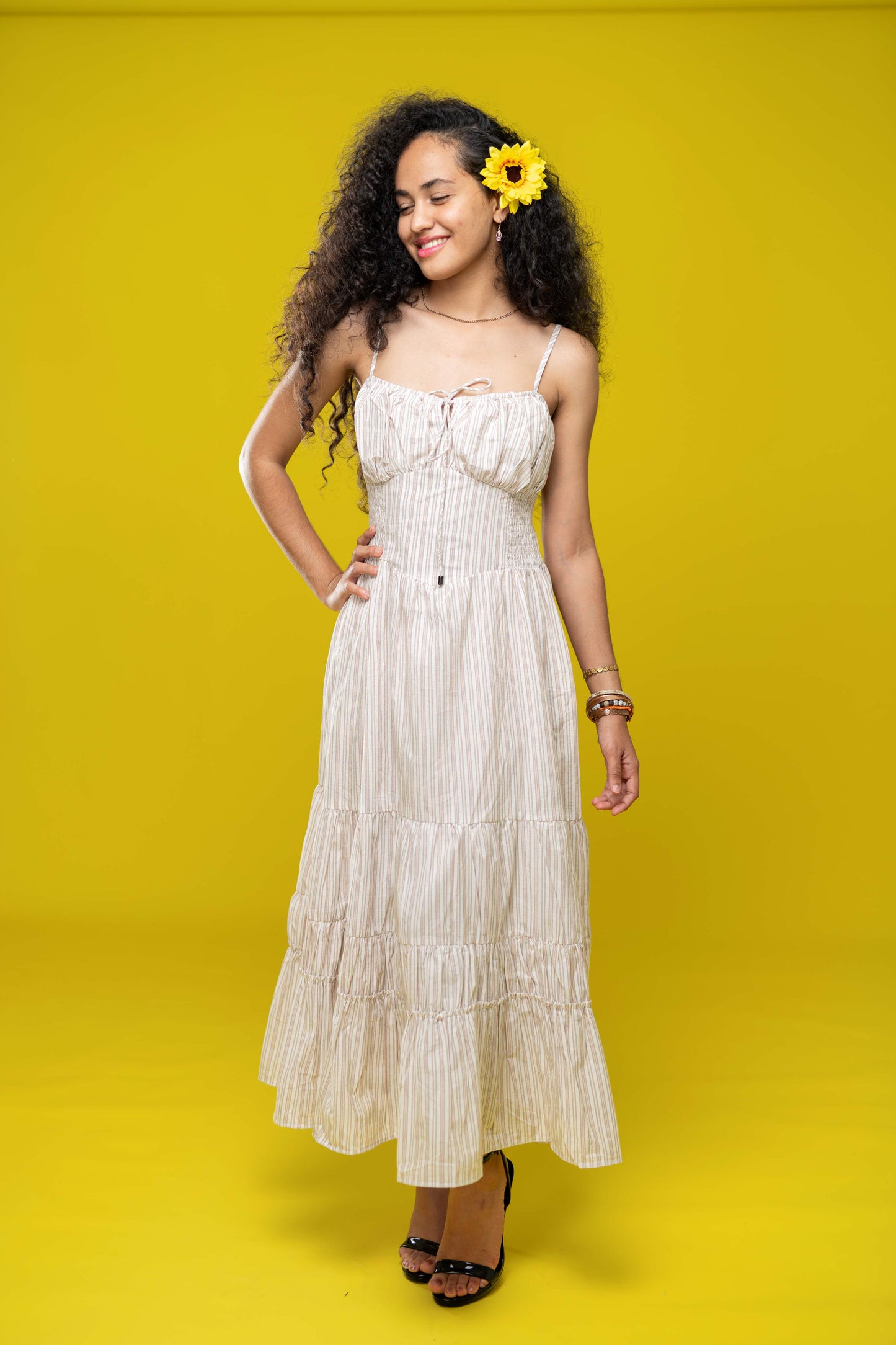 SB Striped Maxi Dress