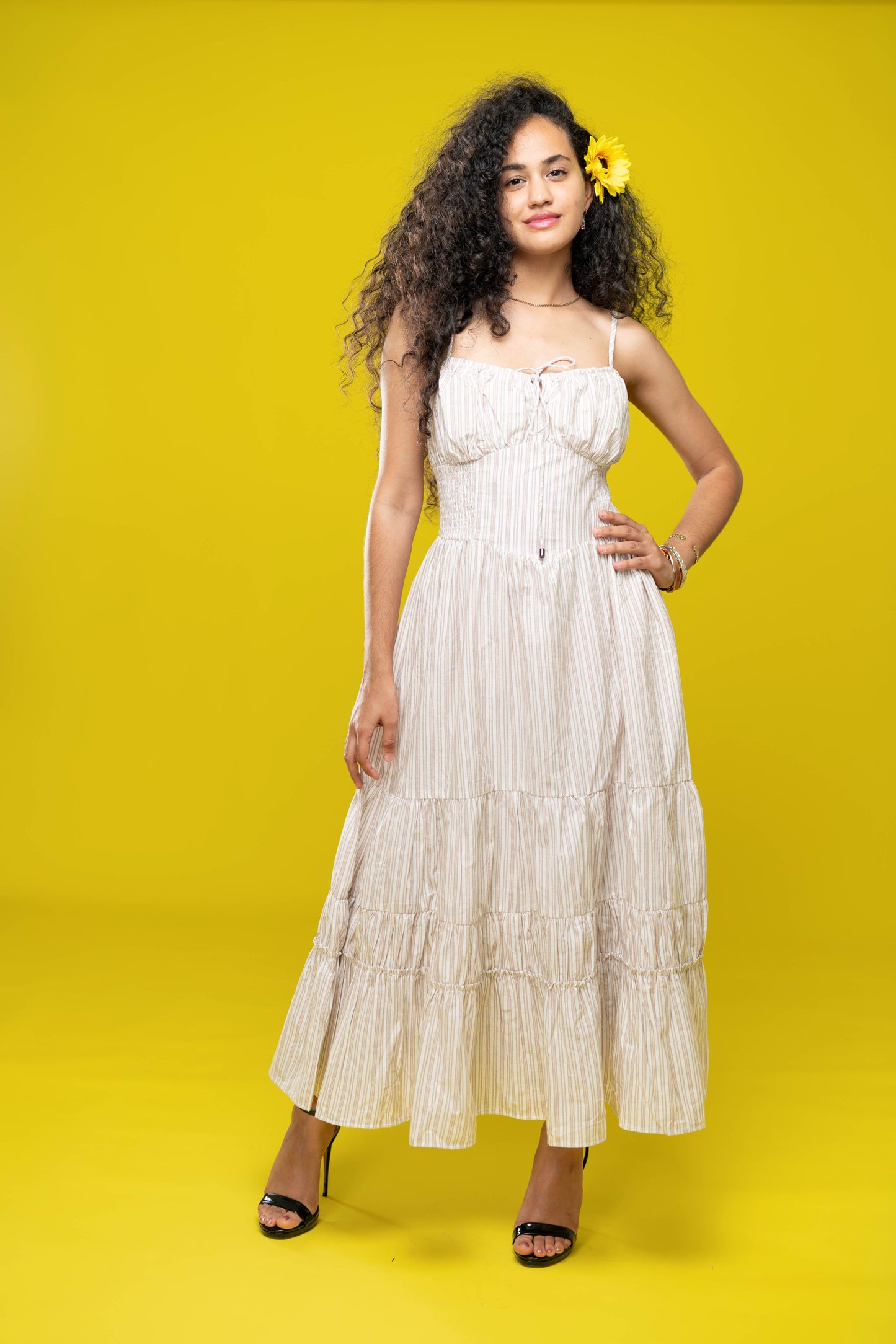 SB Striped Maxi Dress