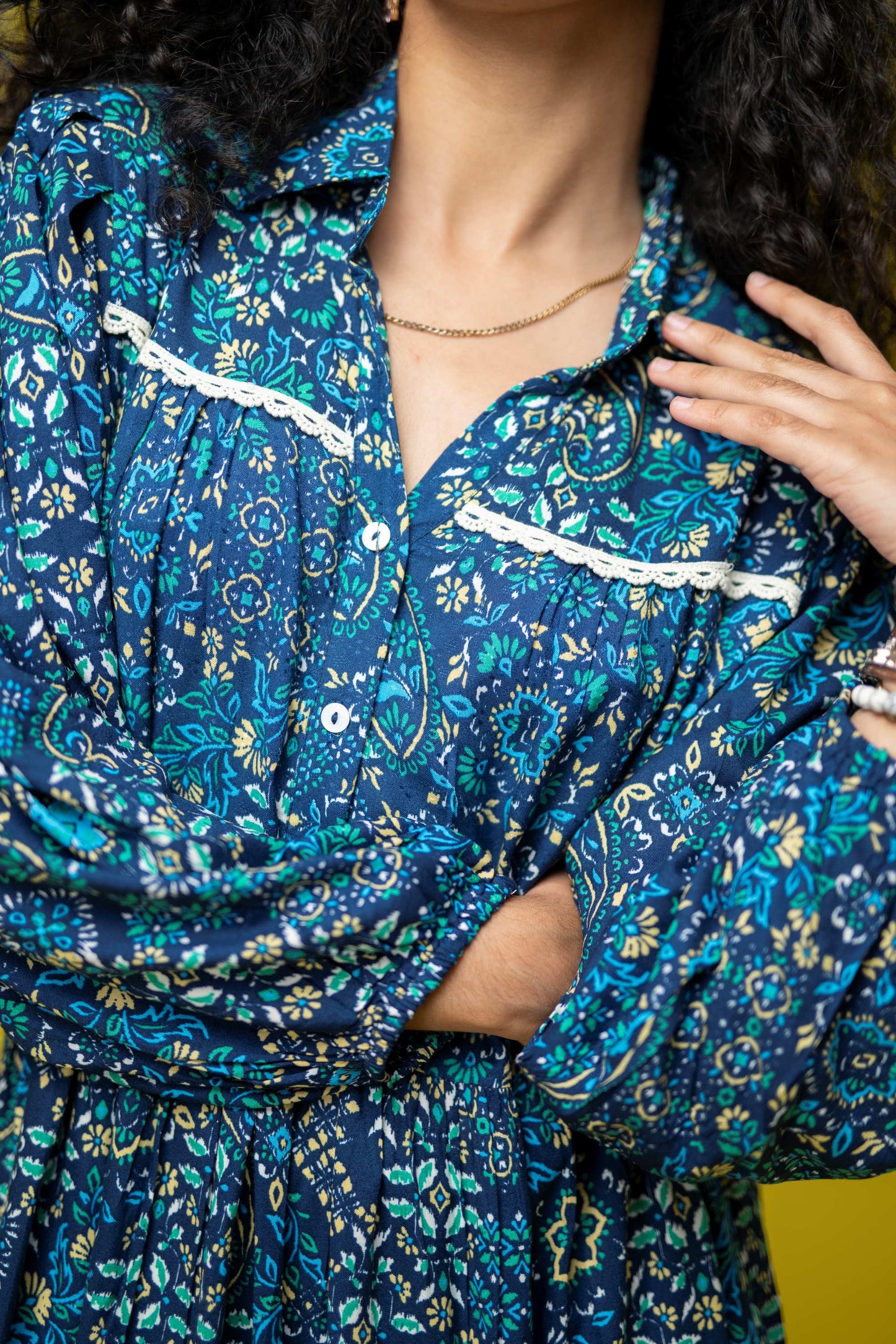 SB Print Fit & Flare Maxi Dress