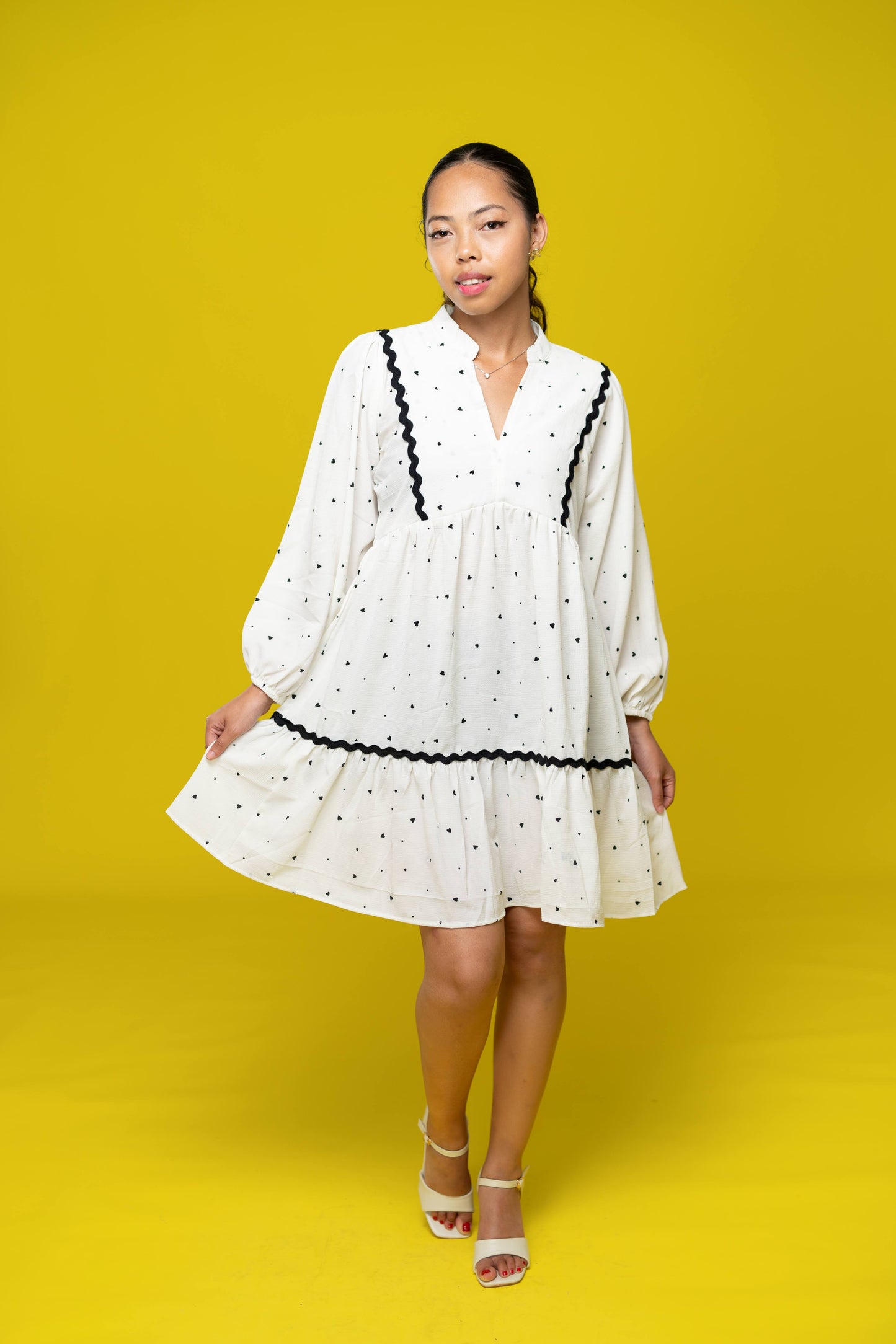 SB A-Line Puff Sleeve Dress