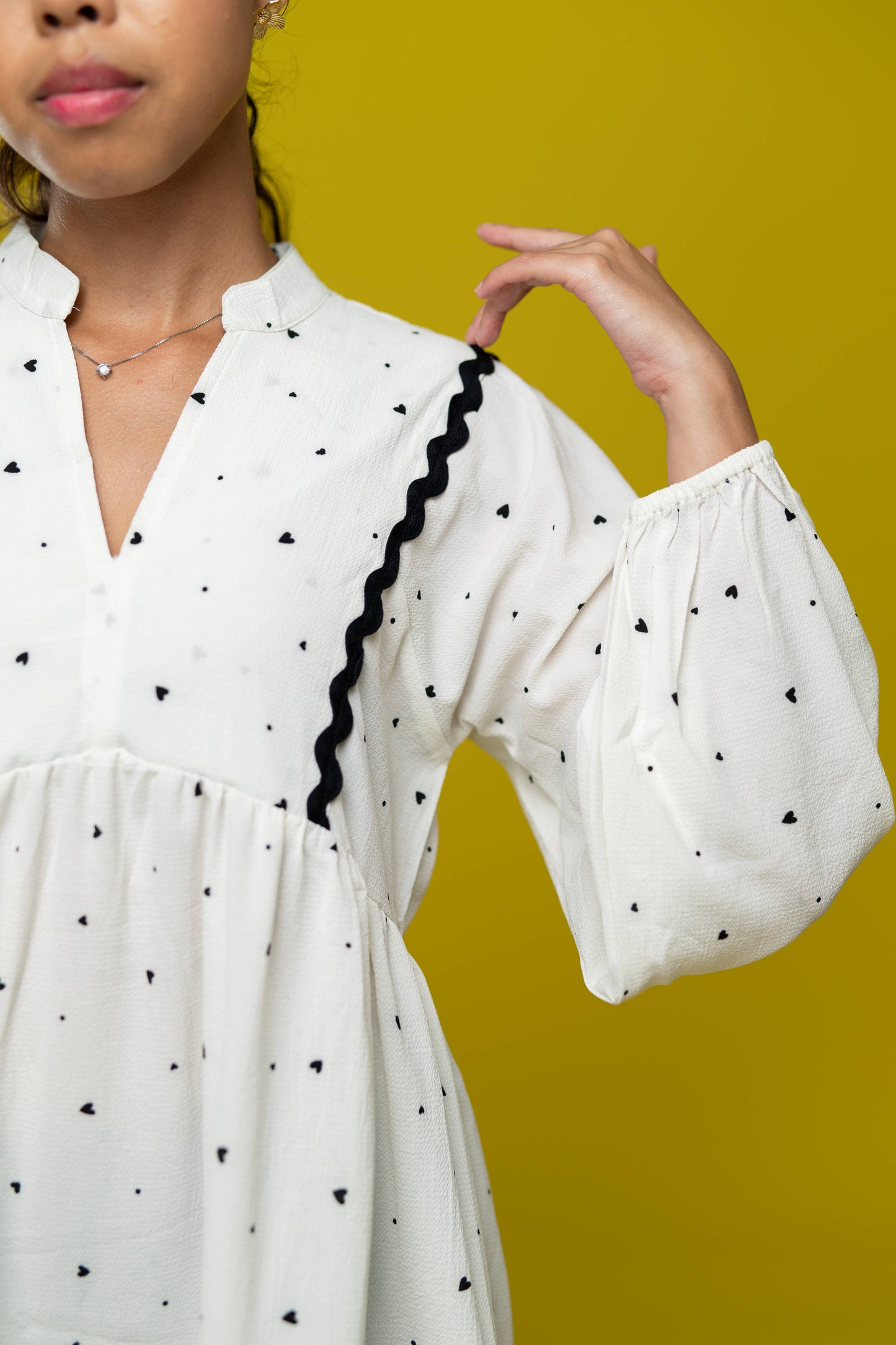 SB A-Line Puff Sleeve Dress