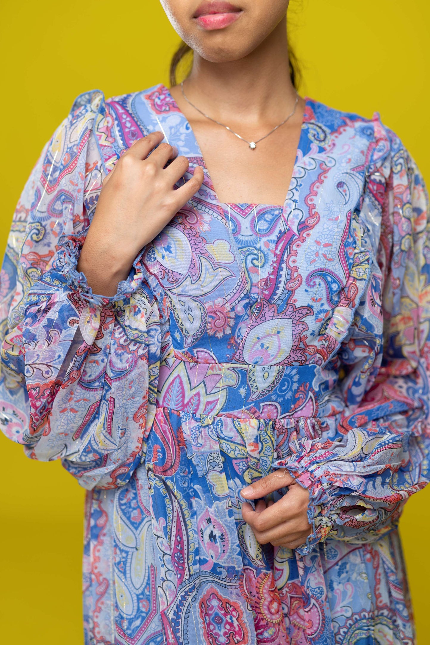 SB Floral Print Maxi Midi Dress