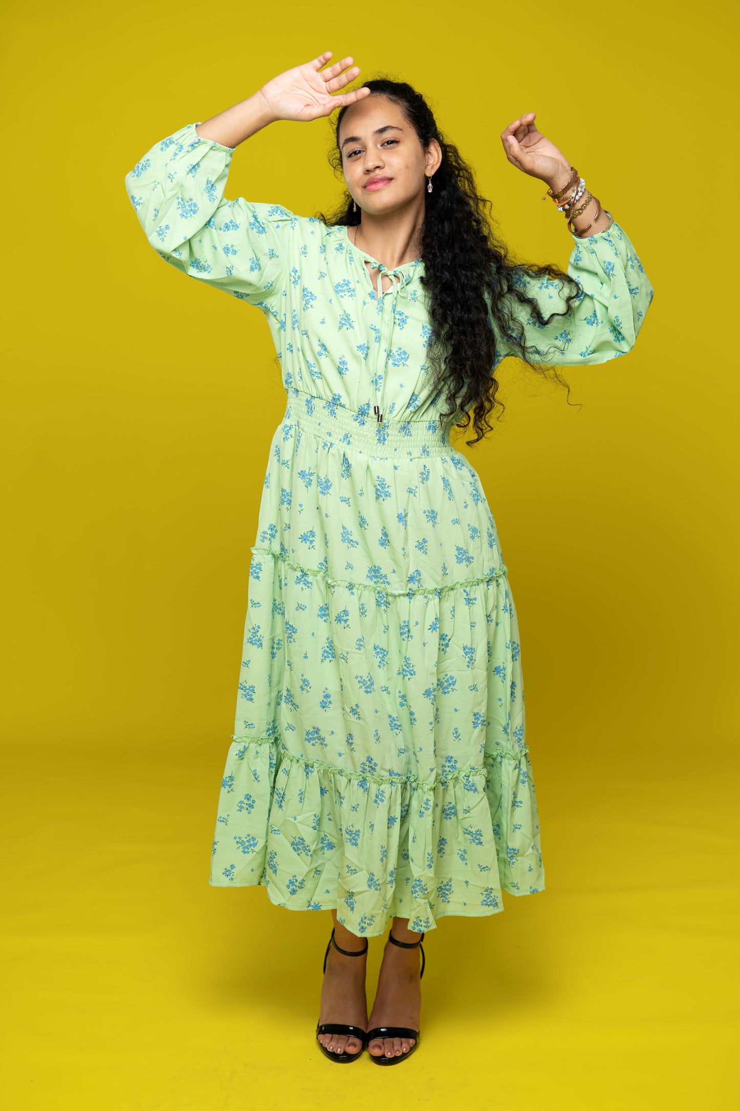 SB Floral Print Women Maxi Midi Dress