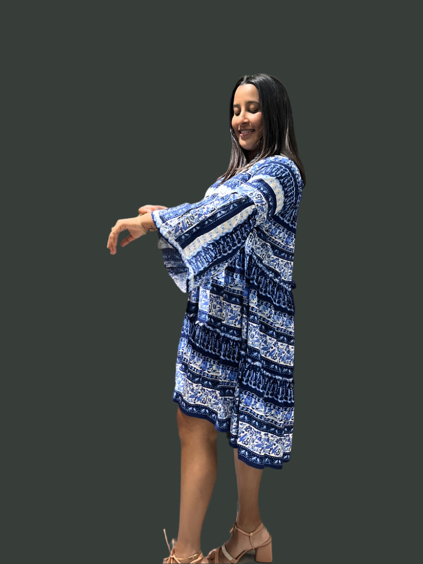 SB-Women Printed Cotton Dress
