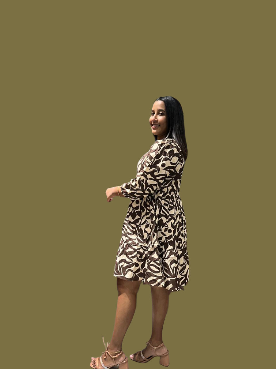 SB Animal Print Mini Dress