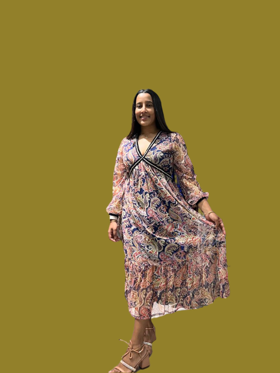 SB Floral Party Wear Dress