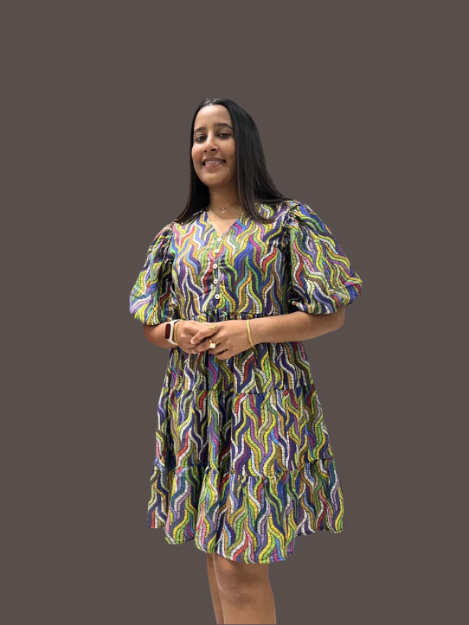 SB Floral Print A-Line dress