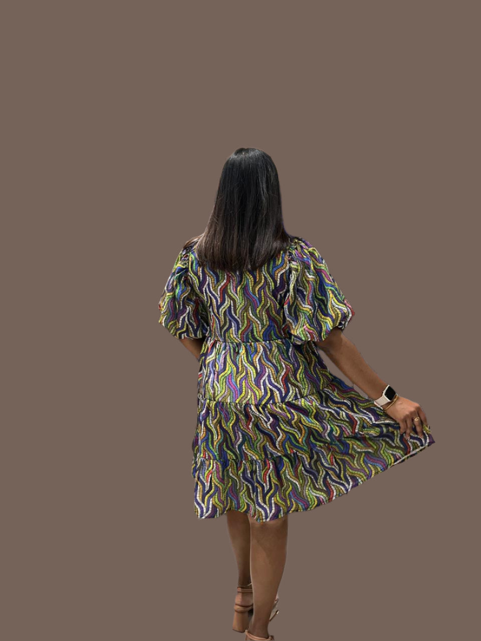 SB Floral Print A-Line dress